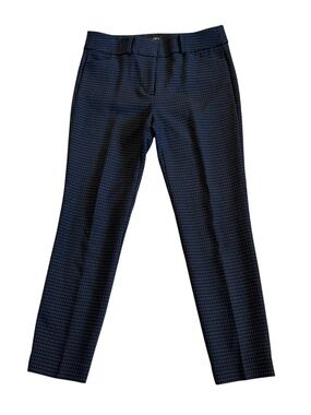 LOFT Marisa Skinny Checks Print Business Casual Career Pants Women’s Size 6